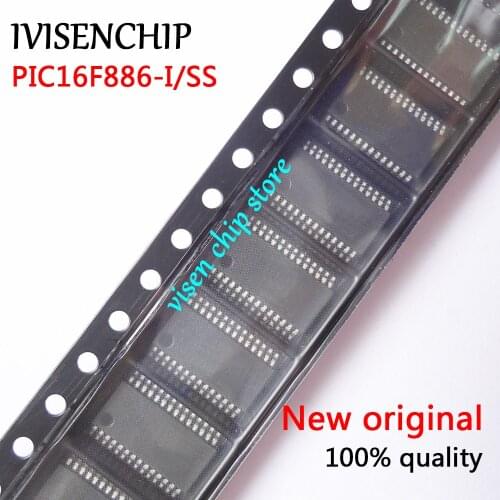 2-5pcs PIC16F886-I/SS PIC16F886 16F886 SSOP-28