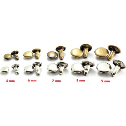 1000 Sets of 8 mm Double cap Rivet For Leather Craft