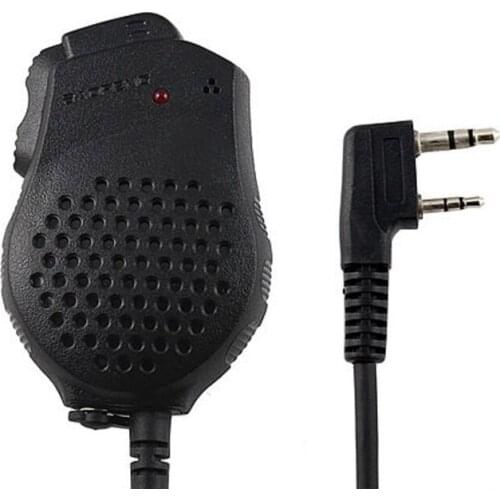 2PCS MIC Speaker Microphone for BAOFENG UV-82 UV-8D Walkie Talkie Dual PTT Portable CB Radio HF Transceiver B