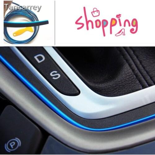 5M Interior Decoration Strip Car Styling Sticker For dodge caravan ram 1500 audi a3 mazda cx5 dodge charger ford Accessories
