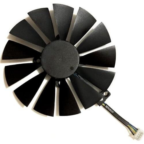 95MM(100MM) 4Pin New PLD10010S12H Cooler Fan For ASUS ROG STRIX Dual RX 580 570 470 GTX 1050Ti GTX1080Ti Video Card Replacement