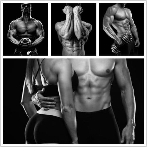 5D DIY diamond painting bodybuilding men muscle diamond embroidery cross stitch kit mosaic picture handmade home decoration art