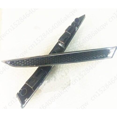 Car Headlight mini grille -Fo rd ku ga- Headlight mini grille light eyebrow trim Electroplated bright black decorative strip