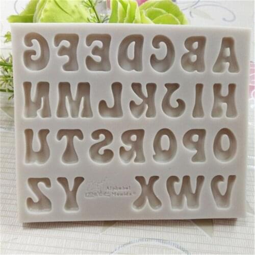 Large Molds Numbers Letters Silicone Mold 3D Fondant Mold Cakes Decorating Tools DIY Kitchen Bakeware