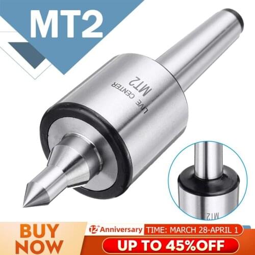 MT2 0.001 Accuracy 5000rpm Max Steel Lathe Live Center Taper Tool Triple Bearing CNC Live Revolving Milling Center Taper Machine