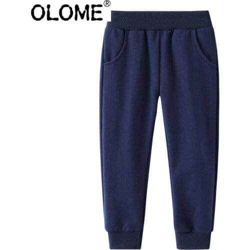 Kids Jogger Pants Girls Track Pants Solid Children Trousers Toddler Autumn Outwear OLOME Baby Boys Long Pants Child Clothing