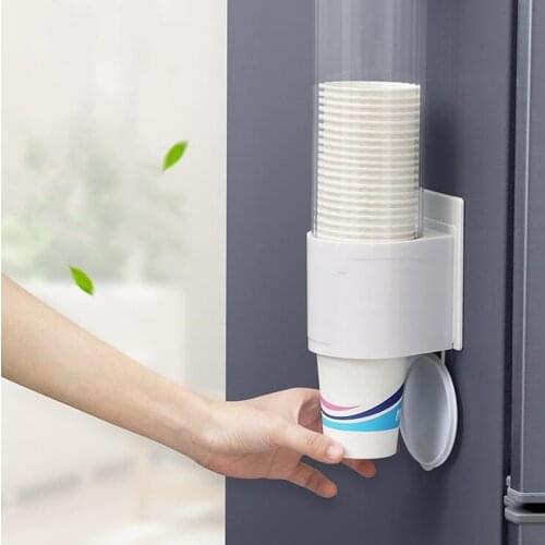 Water Dispenser Automatic Water Cup Holder Disposable Paper Cup Holder Anti-dust Head Cover for The Paper Cup Storage Rack