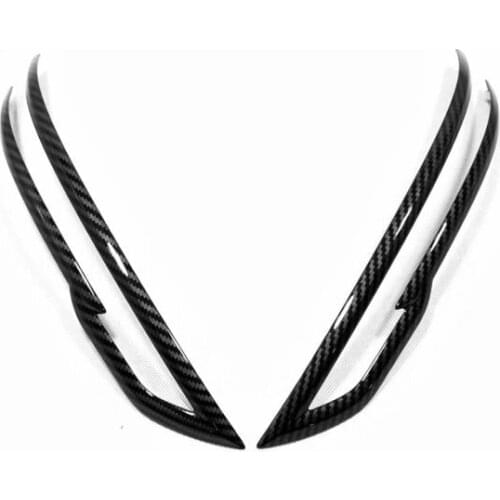 For Nissan X-trail t32 Qashqai j11 2014-2020 for Murano 2015-2020 Rear View Mirror Trim Carbon Chrome Mirror Protector Strip