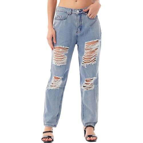 Freebily Women's Straight Jeans