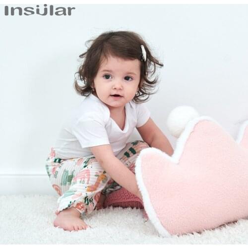 Cotton Shredded Ice Baby Kids Children Mosquito Proof Lantern Pants Boys Girls Soft Breathable Mosquito Control Cold Proof Air