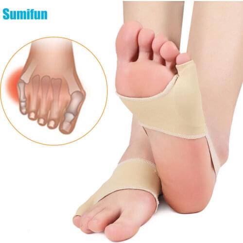 2Pcs Soft Bunion Little Toe Orthopedic Pinky Corrector Splint Hallux Valgus Overlapping Correction Pedicure Protector Foot Care