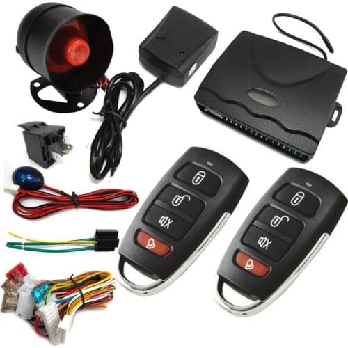 M802-8101 12V Car Security System Alarm Immobiliser Central Locking Shock Sensor