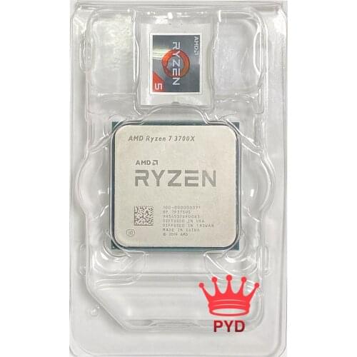 AMD Ryzen 7 3700X R7 3700X 3.6 GHz Eight-Core Sixteen-Thread CPU Processor 7NM L3=32M 100-000000071 Socket AM4 new but no fan