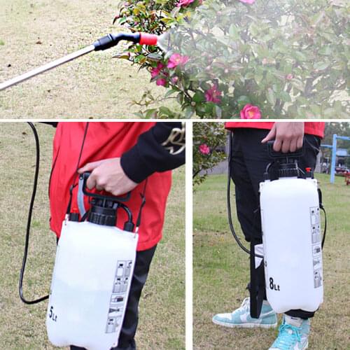 5L Pressure Sprayer Air Compression Pump Hand Stainless Steel PE Sprayer Bottle Nozzles Accessories Garden Agricultural Supplies