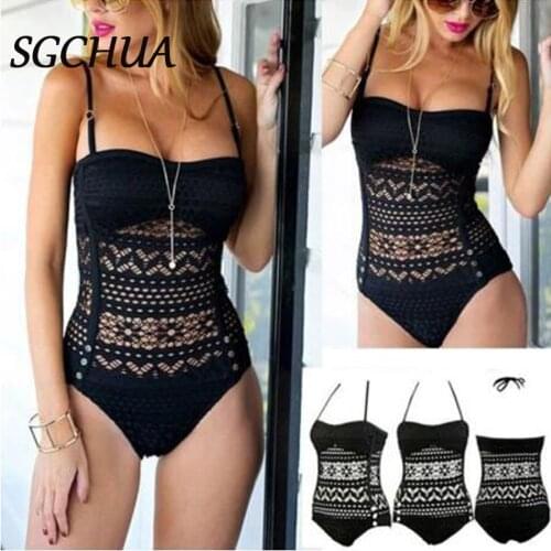 SGCHUA Swimwear With Mesh