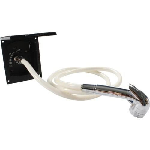 IRV-High-Quality RV Accessories Black Color Shower Head With Hose And Holder