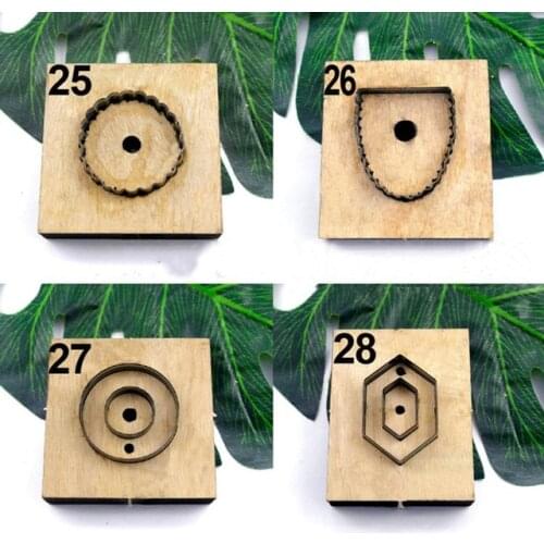 Japan Steel Blade Rule Die Cut Steel Punch Diamond Eardrops Cutting Mold Wood Dies for Leather Cutter for Leather Crafts