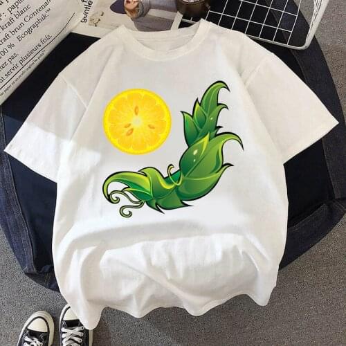 Women Graphic 2021 Summer new Funny Cartoon Lovely Lemon T-shirt printed T shirt Casual Short Sleeve Tops Tees