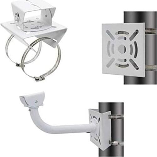 CCTV Accessories Pole Column Mount Bracket Stand Adapter for