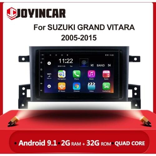 Android 9.1 Car Radio For SUZUKI GRAND VITARA 2005 2006 2007 2008-2015 7" Head Unit Audio Car GPS Multimedia Player 2DIN FM BT