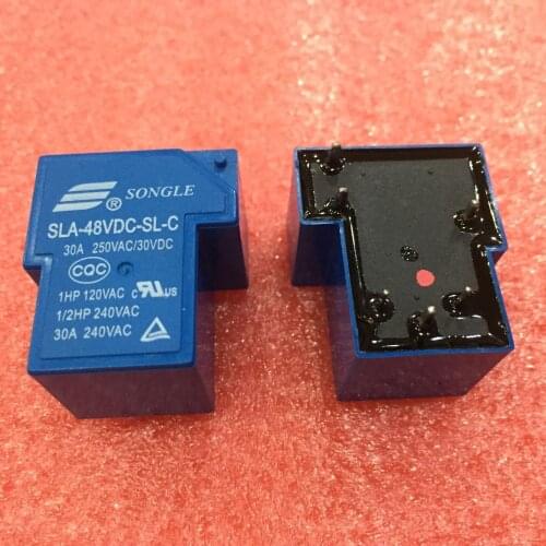 Free Shipping 100% new original relay 10pcs/lot SLA-48VDC-SL-C 6PIN T90 48V SLA-DC48V-SL-C