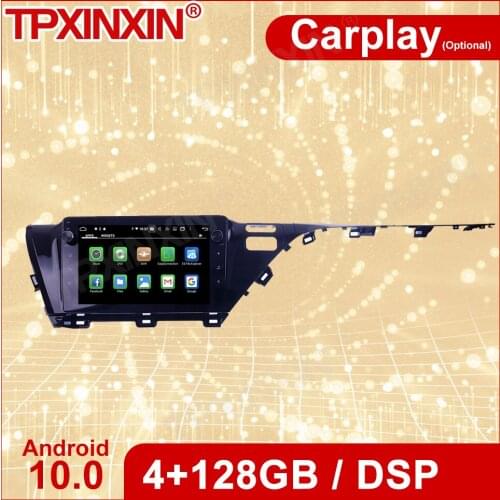 Wireless Carplay 2 Din Car Android10 Stereo Receiver For Toyota Camry 2018 2019 GPS Radio Audio Recorder Head Unit Player Screen