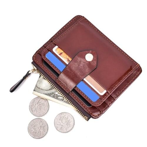 Men Faux RFID Blocking Leather Wallet Casual Multi-card Purse Credit Card Holder Pocket Male Thin Porte Carte Automatically