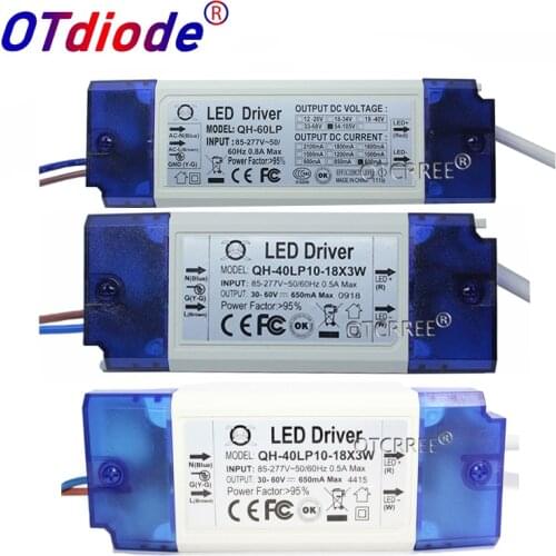 High PF Isolated 10-18x3W 650mA LED Driver 12x3W 14x3W 15x3W 16x3W 18x3W 30W 40W DC30-60V High Power LED Powr Supply For LED Lig
