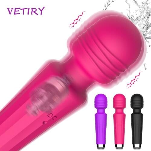 Dildos Vibrator Sex Toys for Women Magic Wand G Spot Pussy Vagina Clitoris Stimulator for Adults 18 USB Rechargeable Waterproof