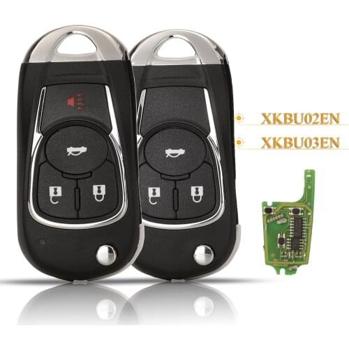 Kutery 3/4 Buttons Remote Car Key XKBU03EN/XKBU02EN For For VVDI Xhorse Buick Envision 2016