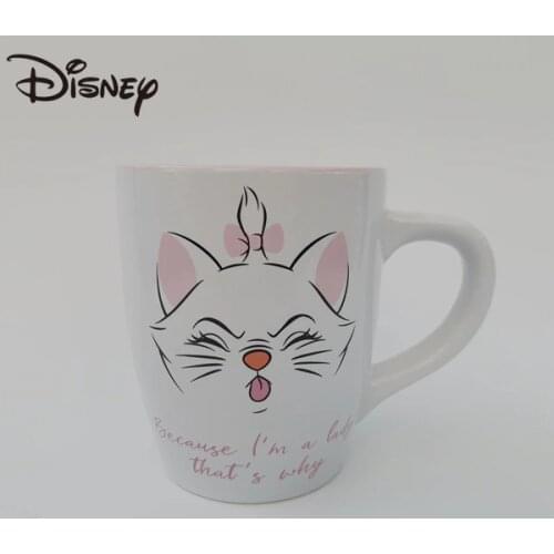 Disney Water Cup Cat Adventure Maker Cartoon Mary Cat Cute Cup Cat Sister Pink