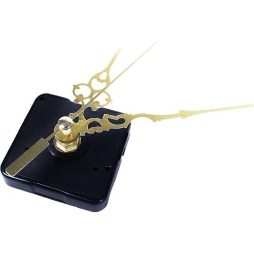 High Torque Clock Mechanism, 3/ 10 Inch Maximum Dial Thickness, 4/ 5 Inch Total Shaft Length (Gold)