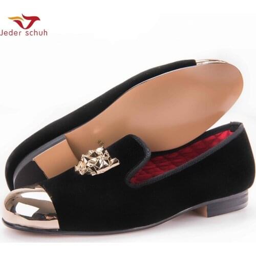 Men Loafers New Style Tiger Buckle With Gold Toe Men Velvet Shoes Handmade Party And Wedding Luxury Men Dress Shoe MenS Flats