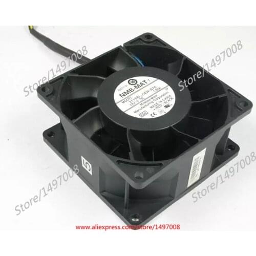 NMB-MAT 3115RL-04W-B76 EB2 DC 12V 1.6A 80x80x38mm Server Cooling Fan