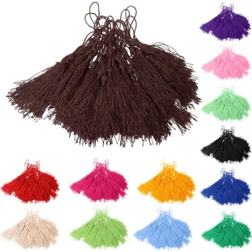 New Hot Sale Sewing Accessory Tassel Pendants Trim Craft Applique Jewelry Making Black Fashion DIY Bag Clothes Jean Craft Gift