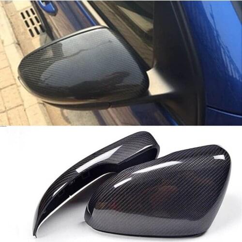 New Carbon Fiber Car Side Door View Mirrors Replacment Cover For VolksWagen VW Golf 6 2009-2013