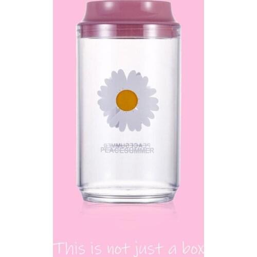 New arrival Creative Daisy Printing Watch Display Box Dust-proof Jewelry Box Watch Accessories Box Watches Storage Luxury