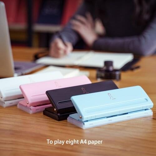 Adjustable 6-Hole Punch 6 Holes Punch Loose-leaf Emperorship 9170 Adjustable DIY Punch Perfurador De Papel Perforadora Locher