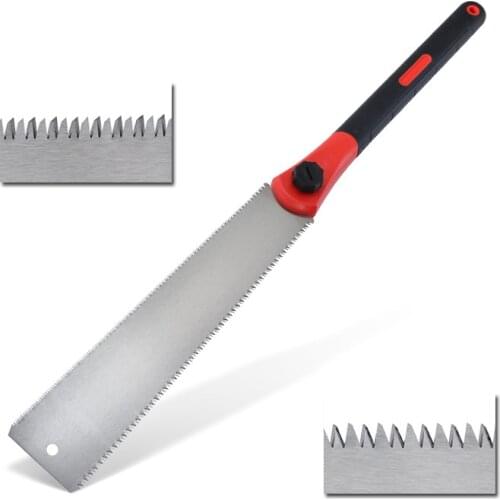 Hand Saw SK5 Japanese Double-side Saws 3-edge Teeth Wood Cutter for Tenon Wood Bamboo Plastic Cutting Woodworking Tool