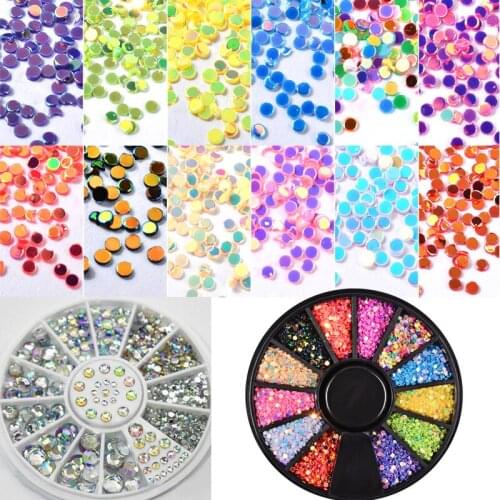 Mixed Color Chameleon Stone Nail Rhinestone Small Irregular Beads 3D Nail Art Decoration In Wheel Manicure Accessories