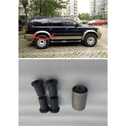 Steel plate rubber sleeve bushing For Mitsubishi Montero Pajero SPORT K85W K96W MR418032 MB584531 MB584530