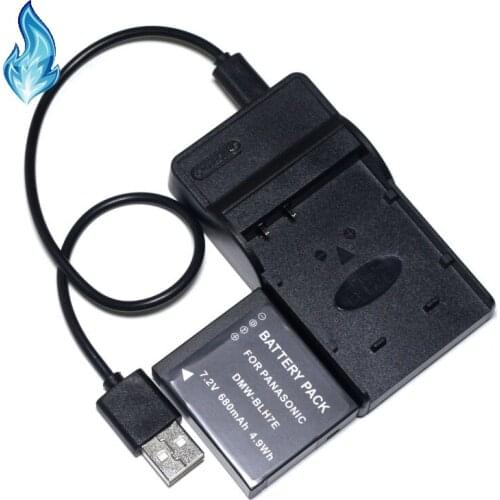 DMW-BLH7E Battery USB Charger for Panasonic Digital Cameras Fits DMC-LX10 DMC-LX15 DMC-GM1 DMC-GM1K DMC-GM1KA DMC-GM1KS
