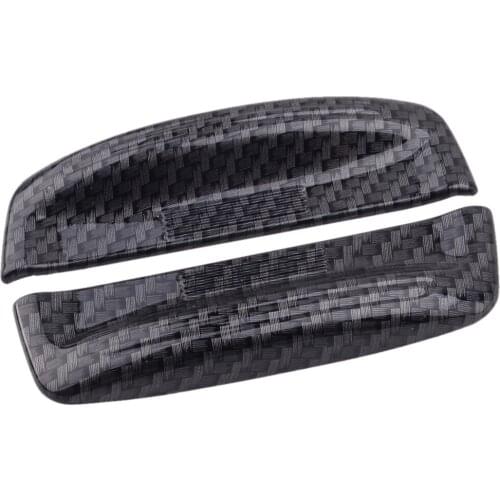 1Pair Center Storage Armrest Box Handle Switch Cover Trim Carbon Fiber Style Fit for Toyota Highlander 2015 2016 2017 2018 2019