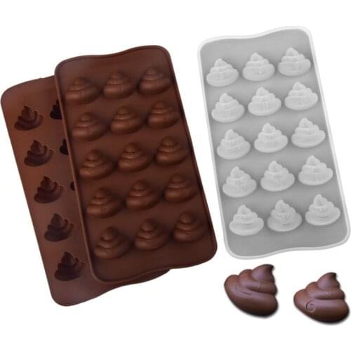15 Cavity Silicone Chocolate Mold Kitchen Chocolate Candy Cookies Soap Molds Cute Funny Mould Bakery Silicone Molds Cake Tools
