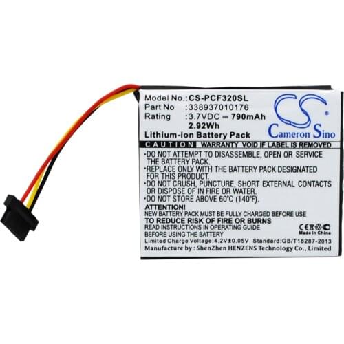 Cameron Sino Battery For Pioneer AVIC-F320BT GPS, Navigator Battery Li-ion High Capacity