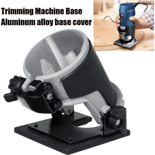 Aluminum Alloy Trimmer Base Inclined Board Woodworking Edge Cutter for Makita Battery Electric Trimming Machine Trimmer