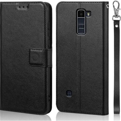 Luxury Flip Case for LG K10 LTE M2 F670 Q10 K420N K430 K430DS K10 2016Cover Original Book Design Leather Phone Coque Wallet