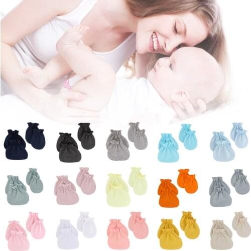 Baby Soft Cotton Gloves Foot Covers Set Anti Scratching Mittens Socks Gloves Sox