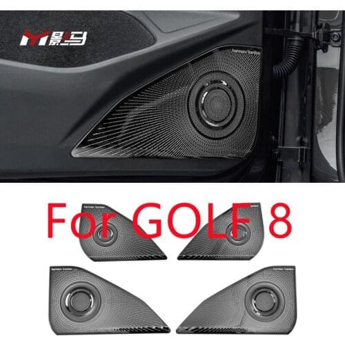 For Volkswagen Golf 8 special A-pillar front high level speaker cover RLINE modified car interior decoration car accessories
