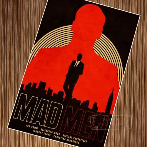Art Classic Mad Men Poster Vintage Retro Canvas Painting DIY Wall Paper Posters Home Gift Decoration